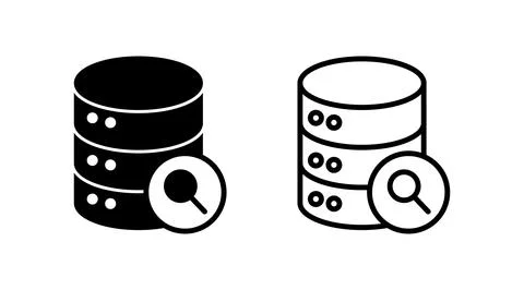 Database icon vector. server icon. storage Stock Illustration
