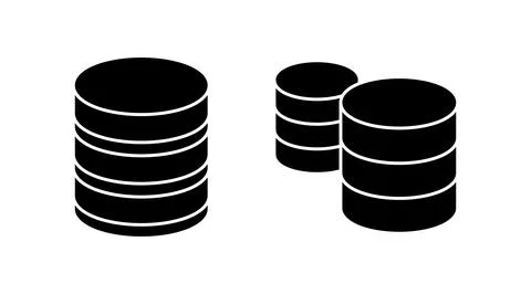 Database icon vector. server icon. storage 스톡 일러스트
