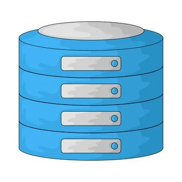 Database illustration Stockillustratie
