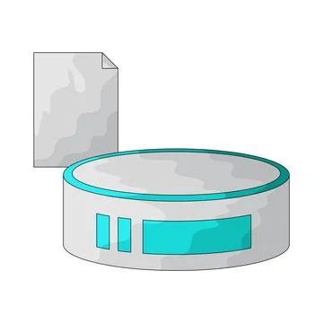 Database illustration Illustrazione stock