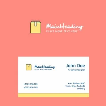 Database  logo Design with business card template. Elegant corporate identity Stock Illustration