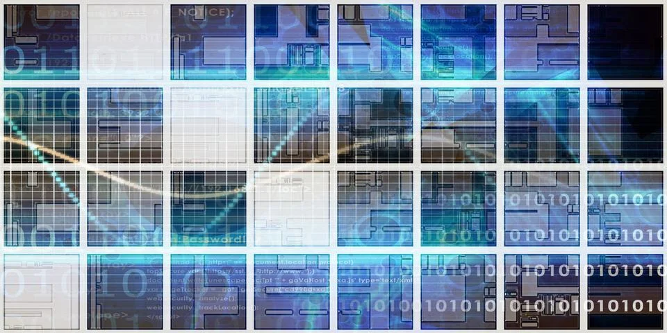 Database Management System Stock Illustration
