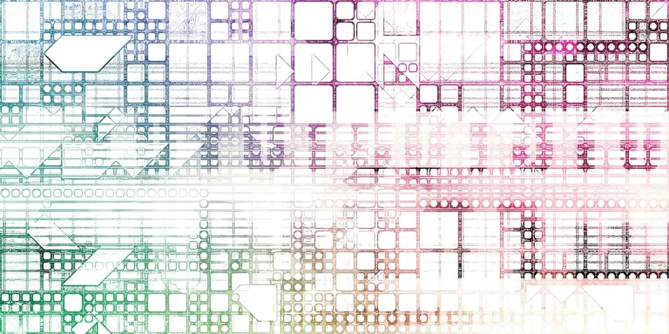 Database Management System Stock Illustration