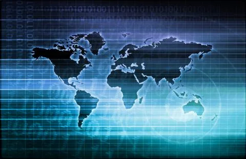 Database Network Illustrazione stock