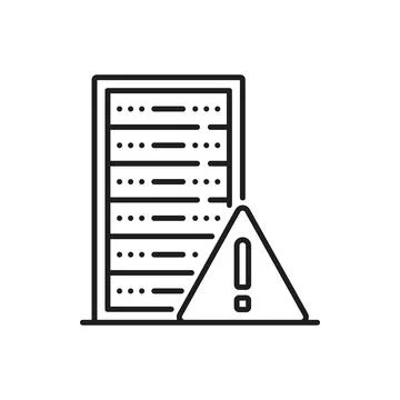 Database, network server and cloud storage icon Illustrazione stock