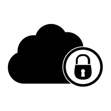 Database optimization and tuning lock image Stock Illustration