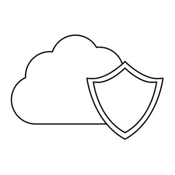 Database optimization and tuning shield image Stock Illustration