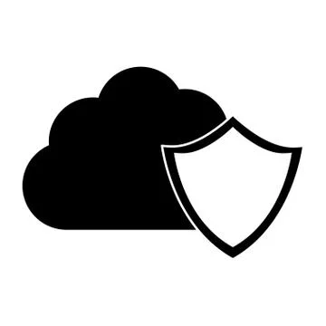 Database optimization and tuning shield image Stock Illustration