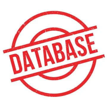 Database rubber stamp Stock Illustration