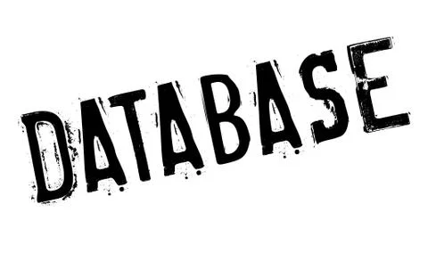 Database rubber stamp Stock Illustration
