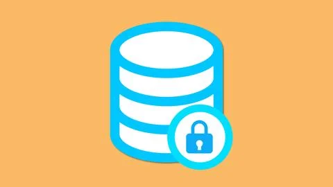 Database security illustration 스톡 일러스트