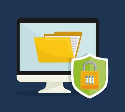 Database security system 스톡 일러스트
