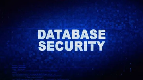 Database Security Text Digital Noise Twitch Glitch Distortion Effect Error Stock Footage 106731408