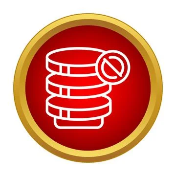 Database server access forbidden blocking sensitive data Stock Illustration