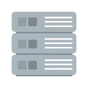Database server design Stock Illustration