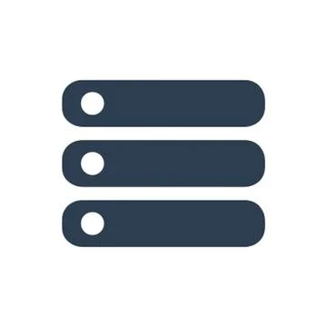 Database server icon Stock Illustration