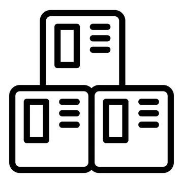 Database server room being accessed by system administrator Stockillustratie