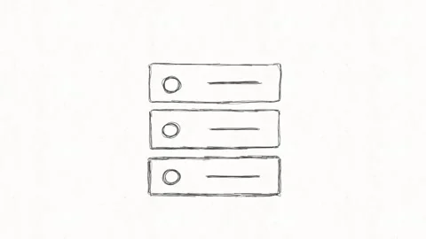 Database Server Storage System Icon Animation Stock Footage 342018461