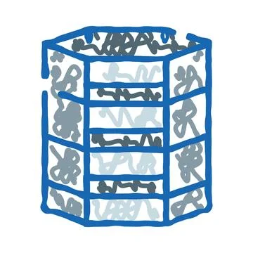 Database server storing digital information data Illustrazione stock