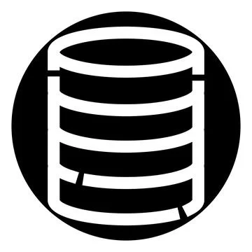 Database server storing digital information technology concept イラスト素材