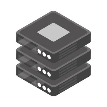Database server tech Stock Illustration