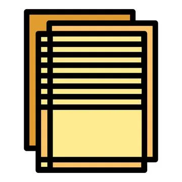 Database sheet icon vector flat Stock Illustration