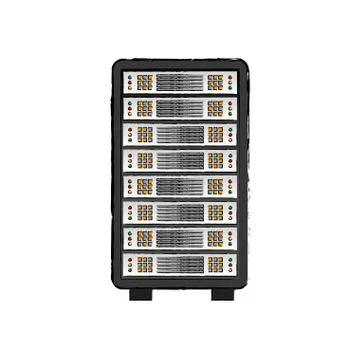 Database storage computer Stock Illustration