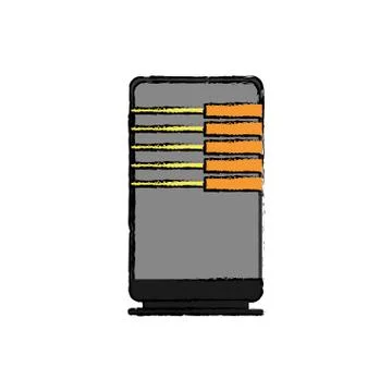 Database storage computer Stock Illustration