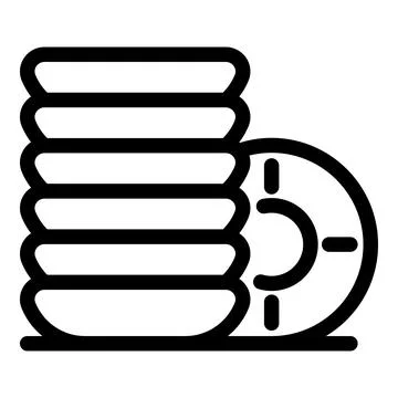 Database storing information and digital backup representing data security .. Stock Illustration