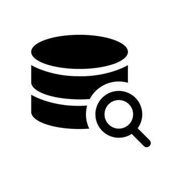Database Structure Checking Icon 스톡 일러스트