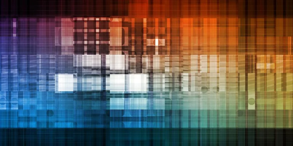 Database System Stock Illustration