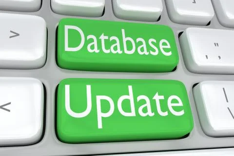 Database Update concept Stock Illustration