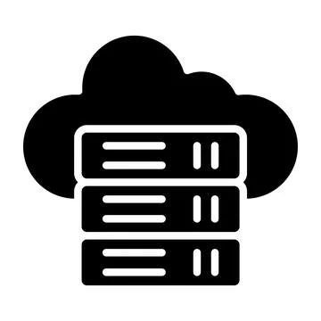 Database Vector Icon Design Illustration Illustrazione stock