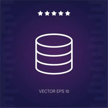 Database vector icon Stock Illustration