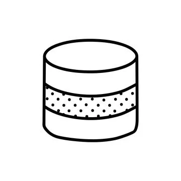 Database vector icon Illustrazione stock