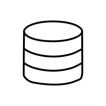 Database Vector Icon Stock Illustration