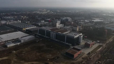 Datacenter Aerial View Berlin, Germany. 스톡 동영상 327788143