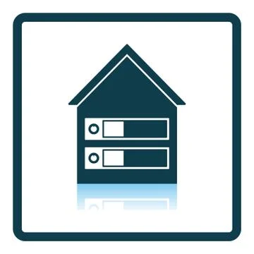 Datacenter Icon Stock Illustration