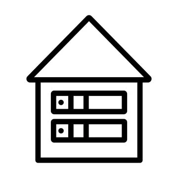 Datacenter Icon Stock Illustration