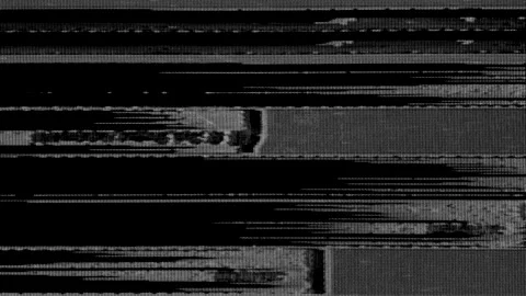 Datamosh inspired glitch background with digital distortion film grain  Stock Footage 311563906