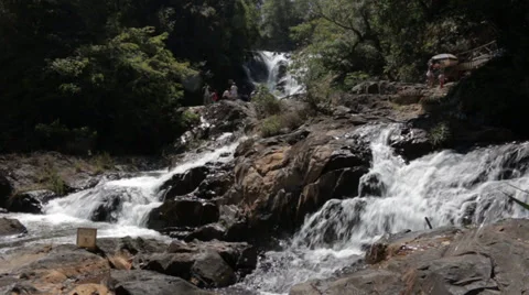 Datanla Waterfalls, Vietnam Vídeo Stock 35563496