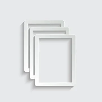 Dataset icon, multi temporal data and data time series icon. black vector Stock Illustration