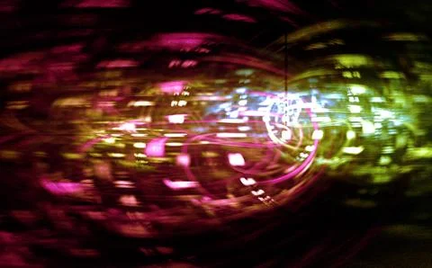 Datastream Collision Stockillustratie