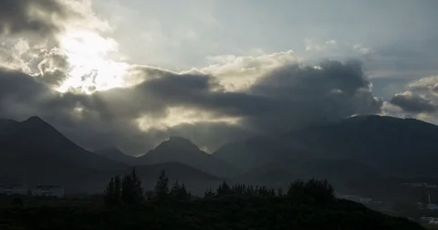 Datca Mountain Time-Lapse Stock Footage 76203818