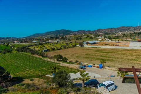 DATCA, MUGLA, TURKEY: Panoramic view of the landscape in the town Datce. Stock Photos