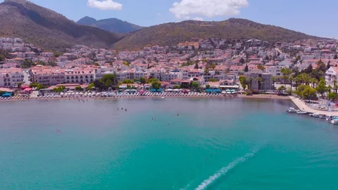 Datca Turkey Aerial Views  Stock Footage 110619398