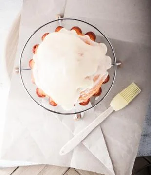 A Date cake Stock Photos