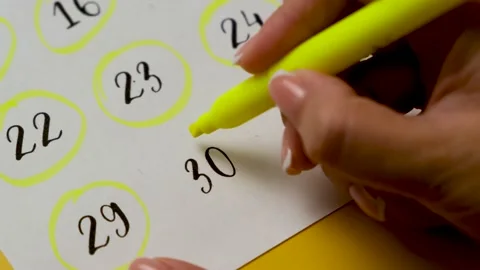 Date. Calendar day. Stock Footage 208621600