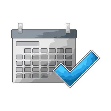 Date confirmed illustration Stock Illustration