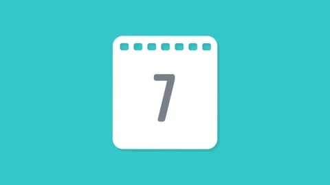 Date counting calendar. Ripped paper calendar to change the moments in the .. Stock-Footage 240595822